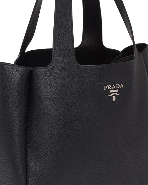 prada black aanbieding|prada leather handbag.